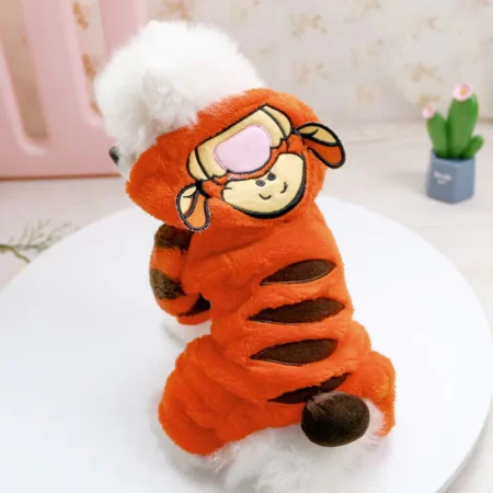 Orange Tiger Jumpsuit- India Pet Store