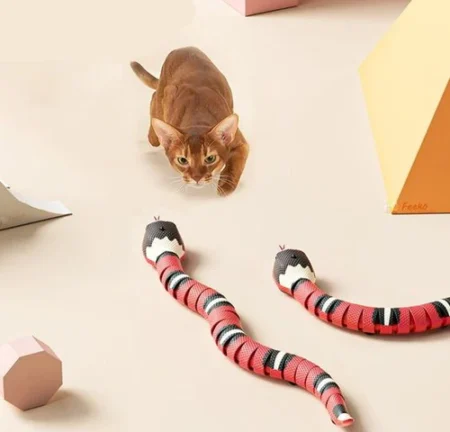 Smart Sensing Slithering Snake Cat Toy- India Pet Store